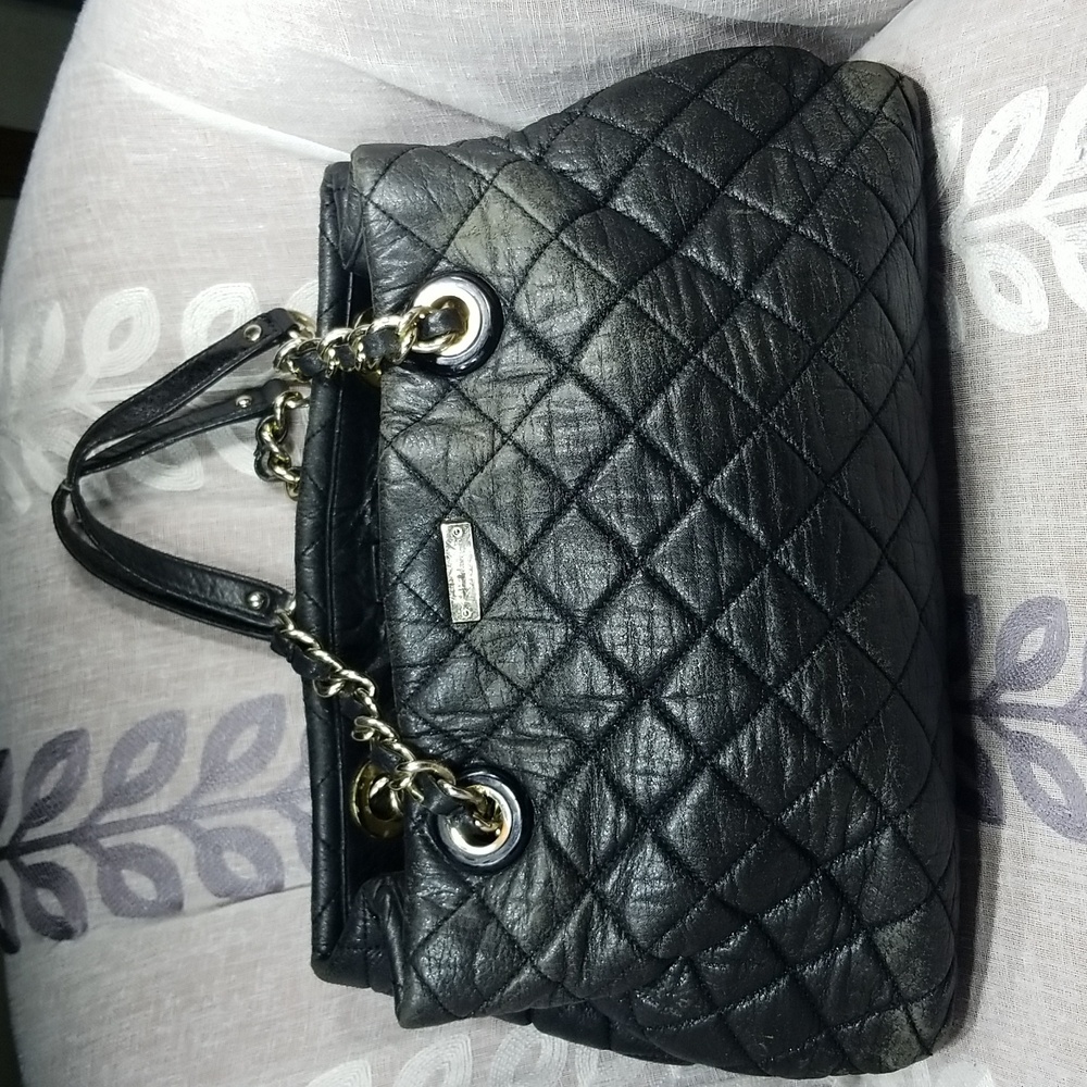 Kate Spade Gold Coast Black Leather Shoulder Bag